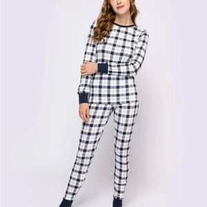 Petit Lem Blue Plaid PJ Set Item 0310